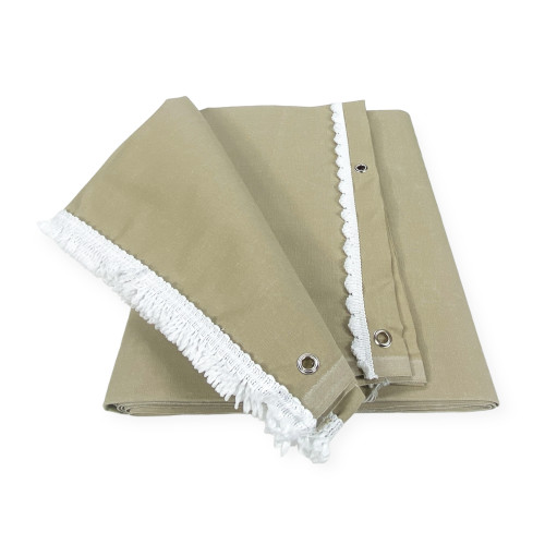AUVENT EXTÉRIEUR JARDIN BALCON BEIGE Assemblé en acrylique EMBALLÉ en 6 tailles