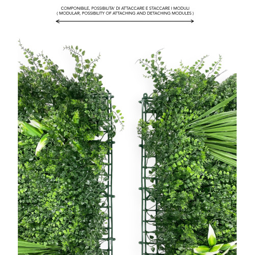 Decorative Artificial Faux Wall Hedge with Leaves for Walls and Balconies Ornamental for Indoor and Outdoor Bolivia