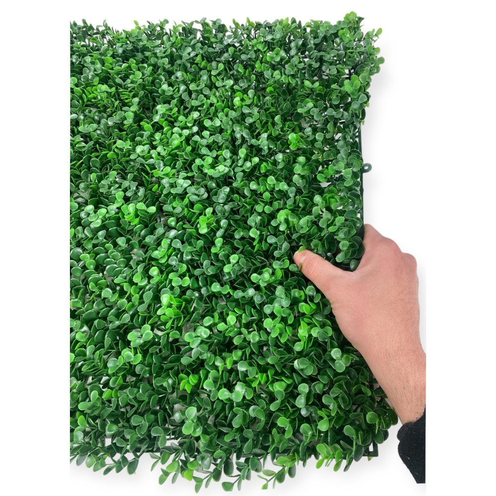 SIEPE Decorativa da Parete Finta Artificiale a Foglie per Muri e Balconi Ornamentale da Interno e da esterno Cile