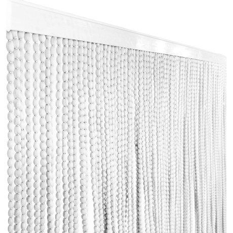 Rideau perlé anti-bruit blanc 2