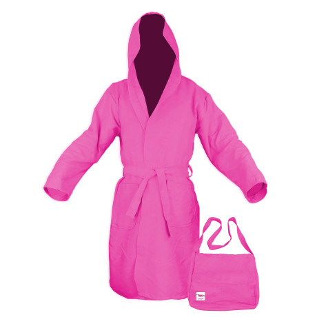 Peignoir technique PODDY en microfibre FUCHSIA