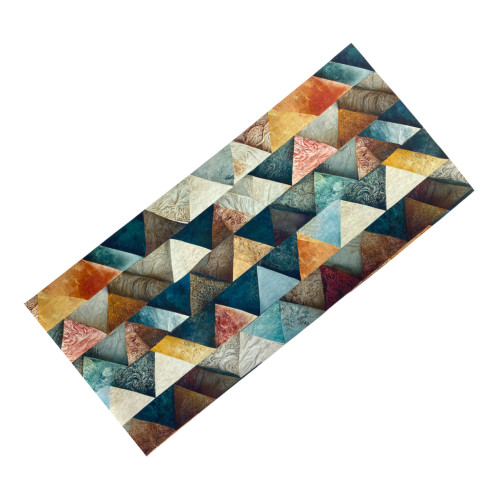 RUG Kitchen Runner Abstrakter rutschfester Läufer Made in Italy