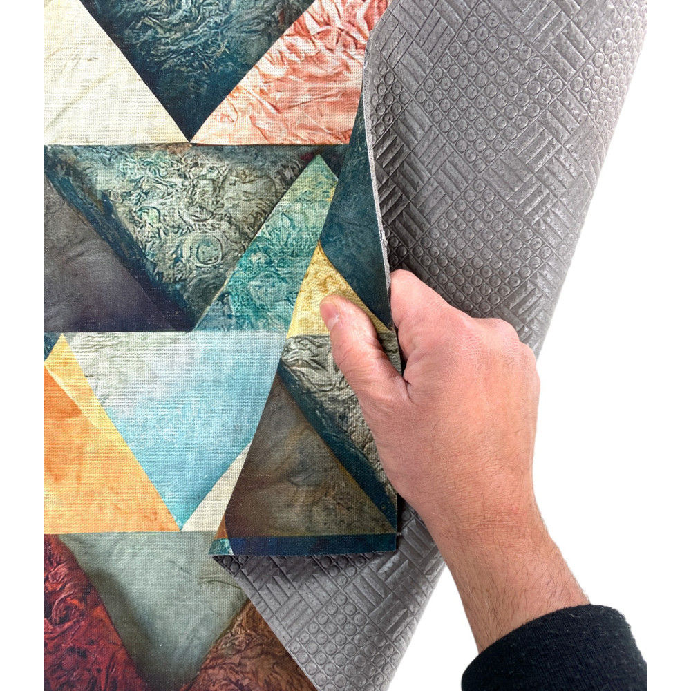 TAPPETO Runner da CUCINA Passatoia Antiscivolo ASTRATTO Made in Italy