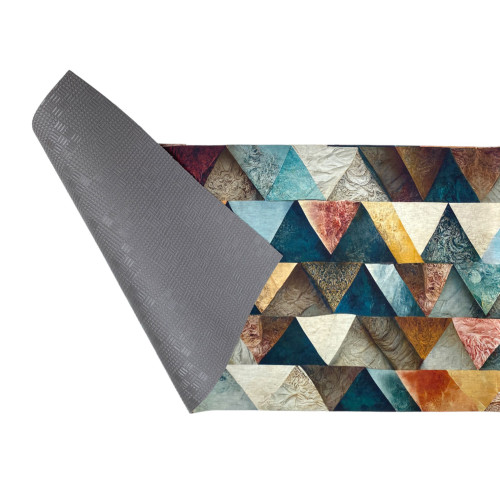 RUG Kitchen Runner Abstrakter rutschfester Läufer Made in Italy