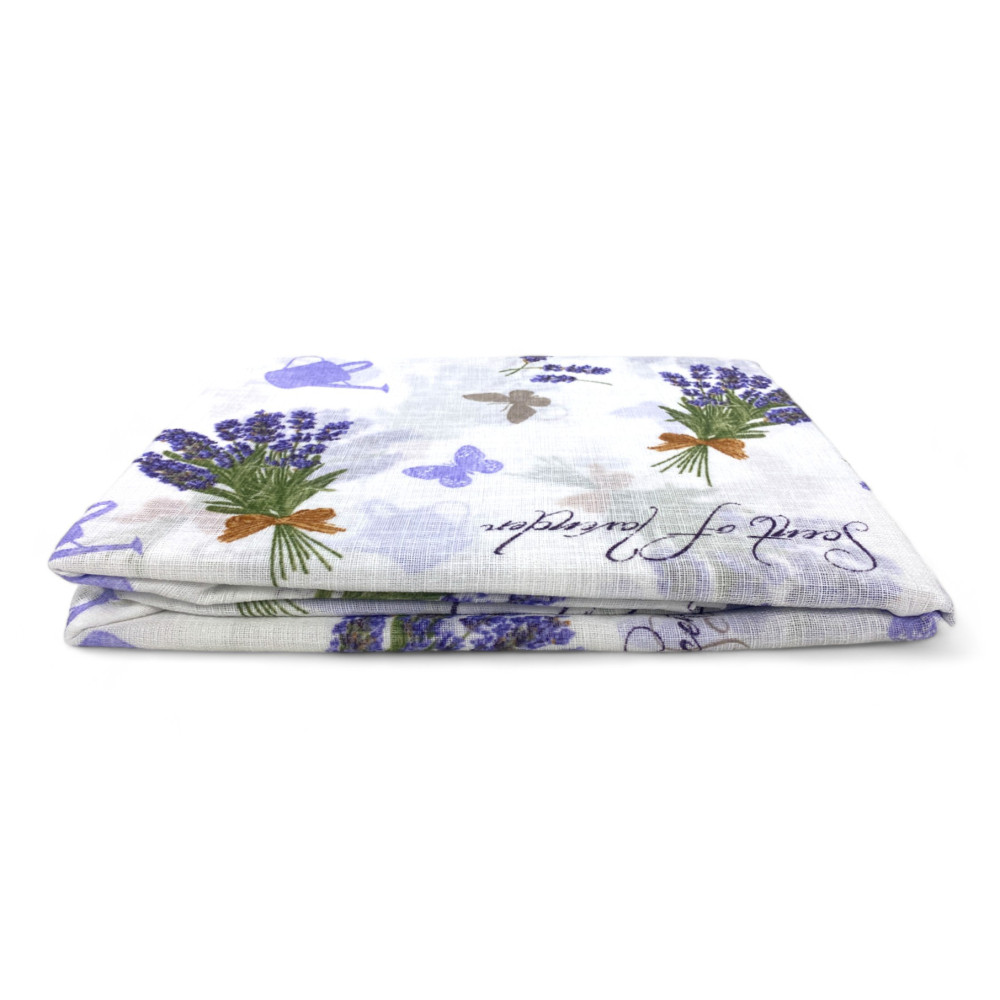 Par de cortinas de cristal LAVANDA cm. 60 de la ventana y la puerta