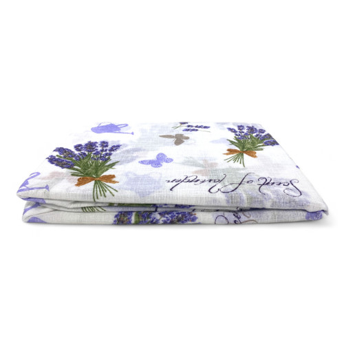 Par de cortinas de cristal LAVANDA cm. 60 de la ventana y la puerta