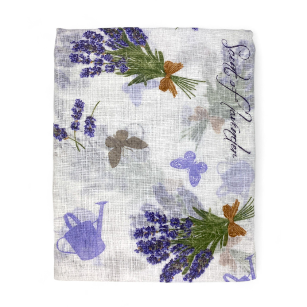 Paar LAVENDER Glasvorhänge cm. 60 von Fenster und Tür