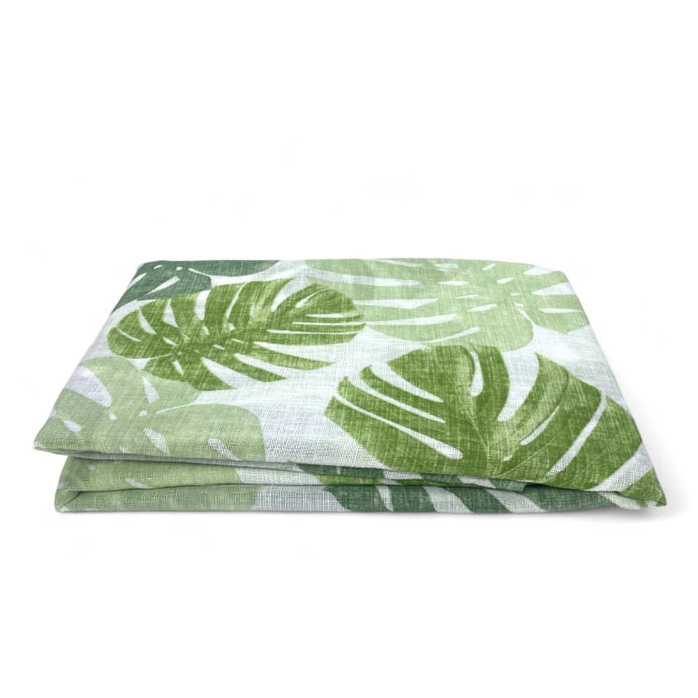 Paar GREEN LEAF Glasvorhänge cm. 60 von Fenster und Tür