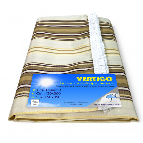 Fully waterproof awning