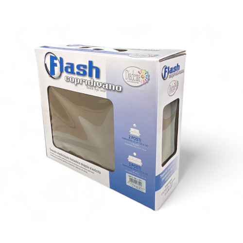 Copridivano FLASH TORTORA elasticizzato ad alta Vestibilità