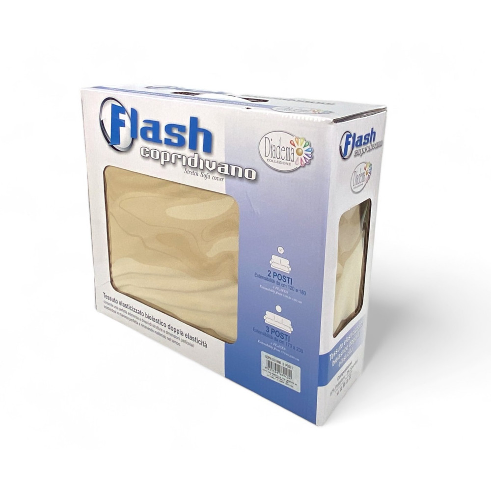 FLASH CREAM Sofabezug High Fit Stretch