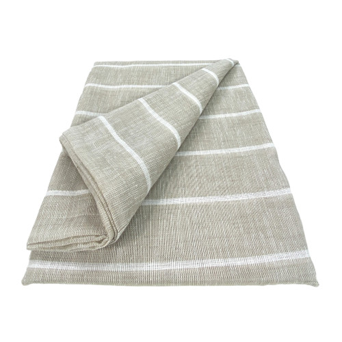 PAAR MODERNE GLASVORHÄNGE 45 oder 60 oder 85 breite STREIFEN Beige