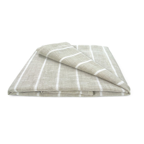 PAAR MODERNE GLASVORHÄNGE 45 oder 60 oder 85 breite STREIFEN Beige