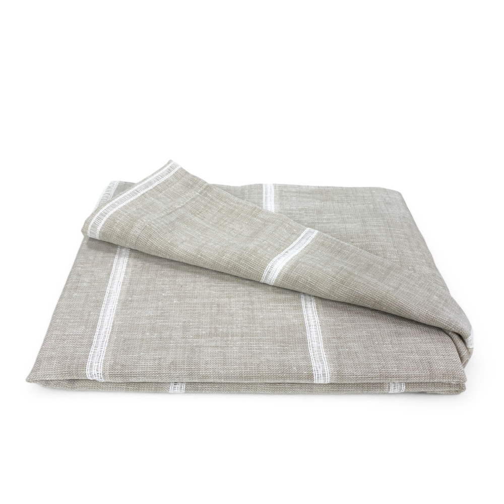 COPPIA tendina VETRO MODERNA larga 45 o 60 o 85 Ajour Beige