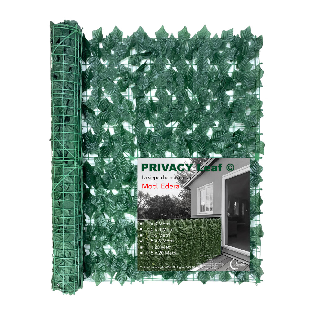 Modelo de hiedra de seto falso, ideal para tu privacidad