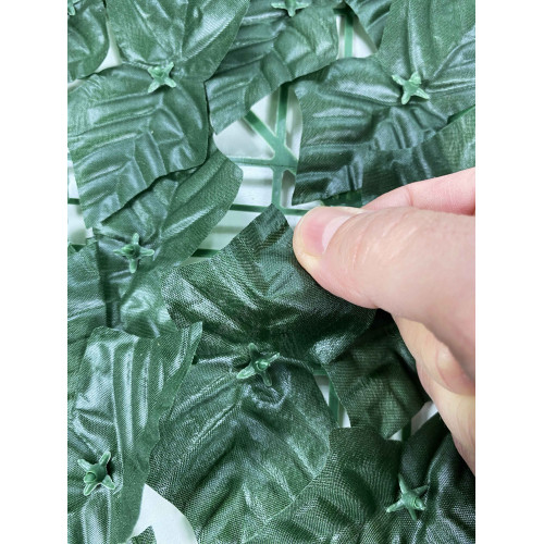 HEDGE Privacy Leaf Ivy Fausse feuille artificielle pour murs et balcons Écran d’intimité ornemental Evergreen