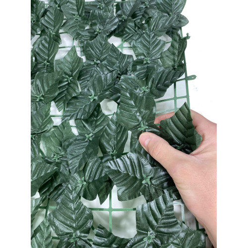SIEPE Privacy Leaf EDERA Finta Artificiale a Foglie per Muri e Balconi Ornamentale frangivista Sempre verde