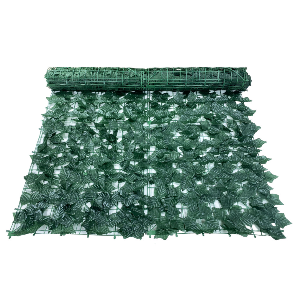 SIEPE Privacy Leaf EDERA Finta Artificiale a Foglie per Muri e Balconi Ornamentale frangivista Sempre verde