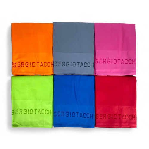 STRANDTUCH in sehr weicher Unifarbe MIKROFASER LARGE SIZE platzsparend SERGIO TACCHINI