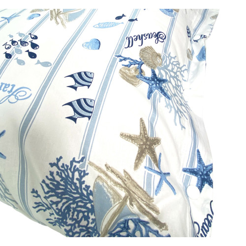 Ensemble de draps en pur coton