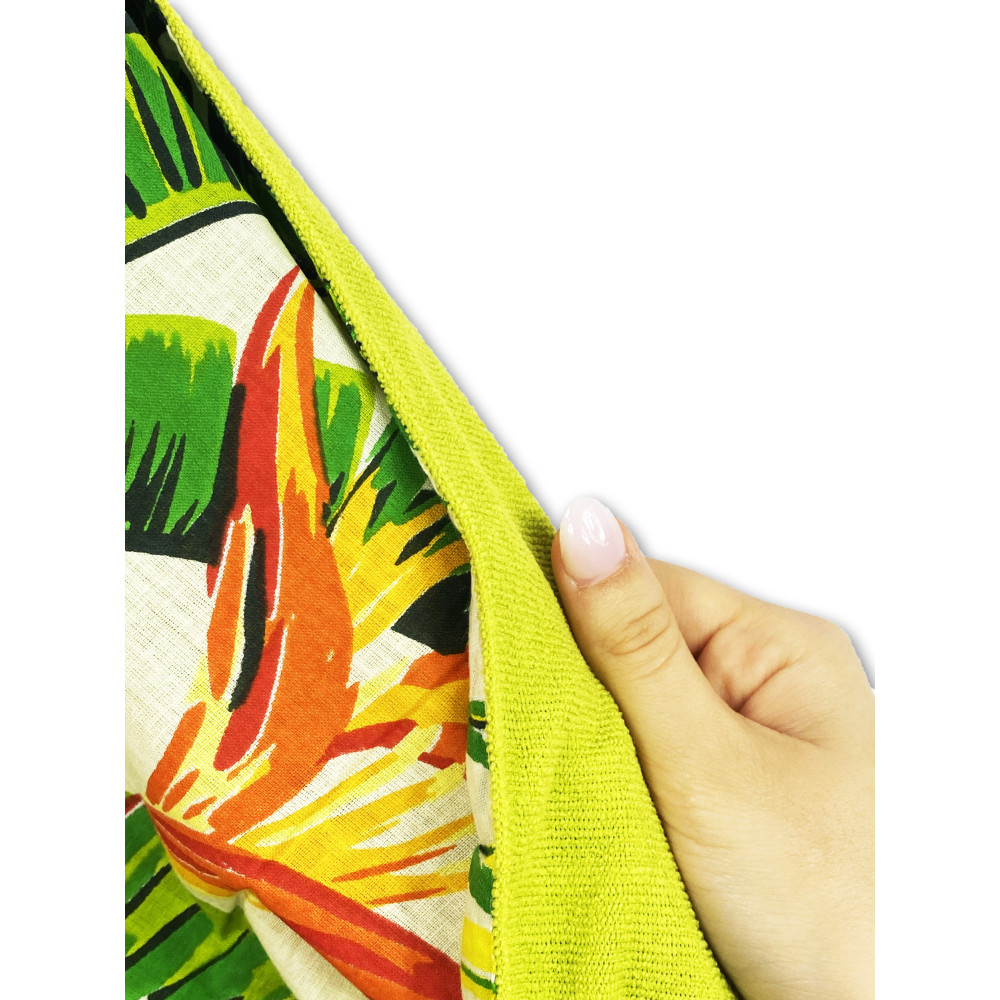 KIKOY Hawaii Serviette de plage double – Coton et éponge