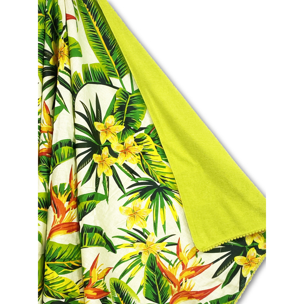 KIKOY Hawaii Toalla de playa doble – Algodón y rizo
