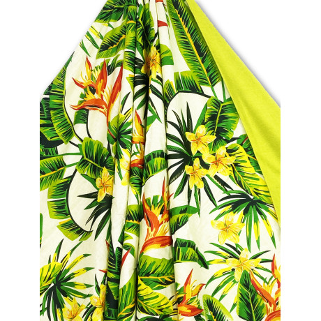KIKOY Hawaii Serviette de plage double – Coton et éponge 2