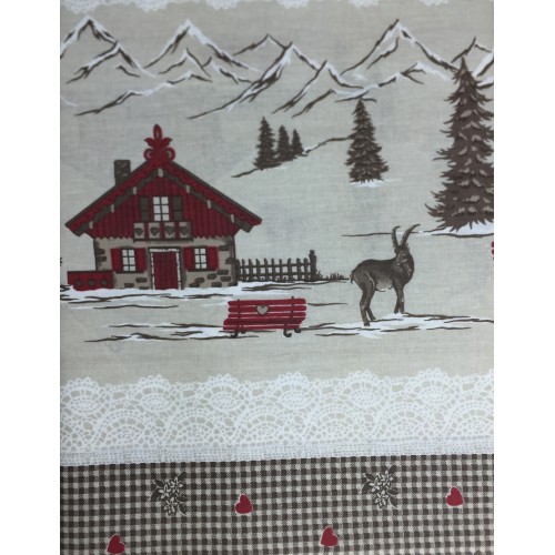 Tissu meubles, un grand foulard, pur coton