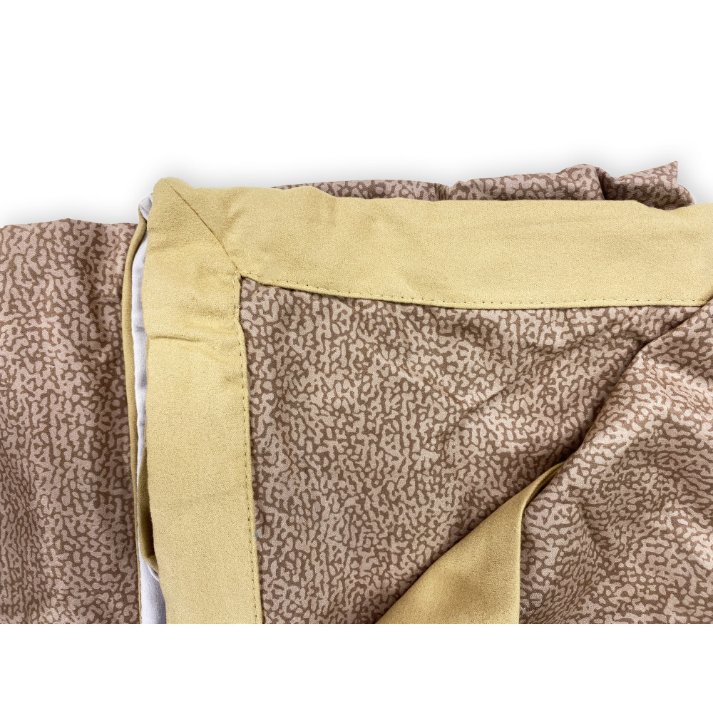 Toalla de playa de microfibra con bolsillos y cojín hinchable niño beige TEDDY TAMAÑO cm. 80 x 190