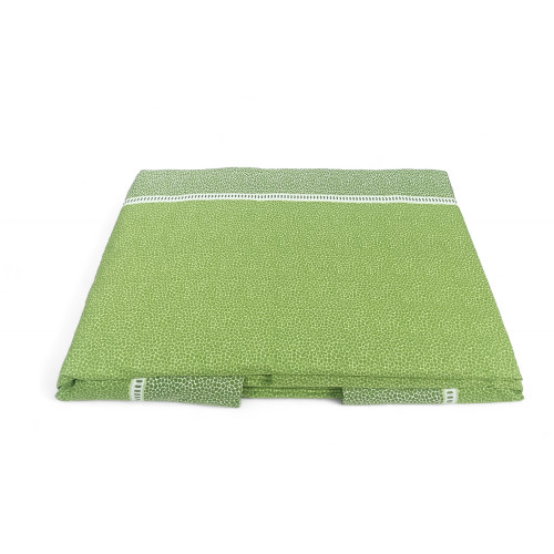 Double Sheets Cotton Outfit MAXI - Modern Design "Time" Green, 100% Cotton