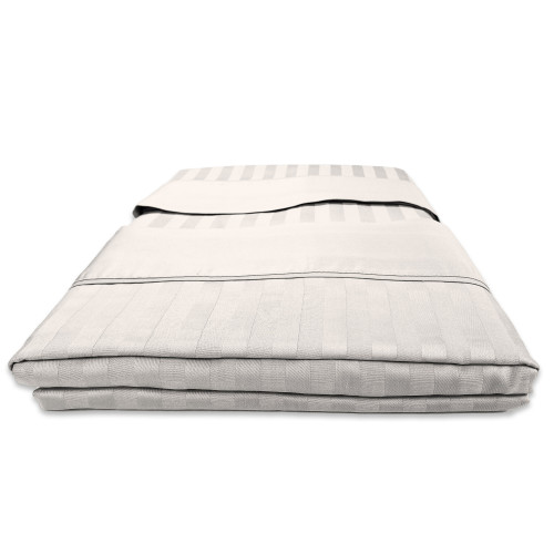 Completo Lenzuola Matrimoniali Cotone Grigio Chiaro | Set Letto Matrimoniale Raso