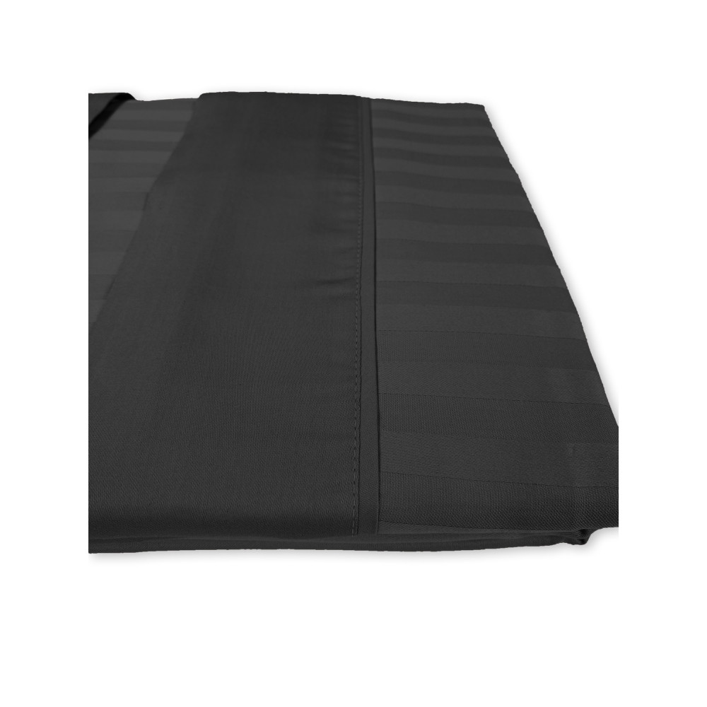 Black Cotton Double Sheets Set | Satin Double Bed Set