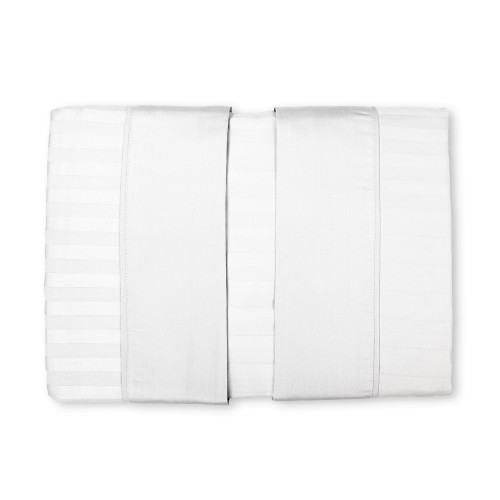 White Cotton Double Sheets Set | Satin Double Bed Set