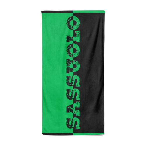 Telo Mare Sassuolo Grande 90x170 cm - Asciugamano Mare Spugna Morbida per Tifosi