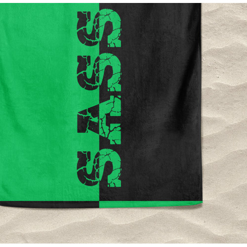 Sassuolo Beach Towel Large 90x170 cm - Soft Sponge Beach Towel for Fans