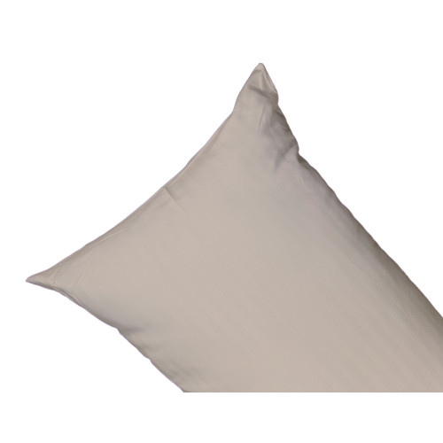 Juego de Sábanas Dobles Gris Dove - Microfibra suave sin hierro, satén a rayas de color sólido