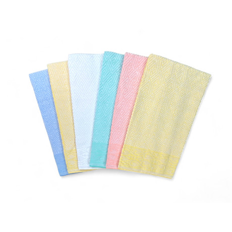 Set of 6 Large Maxi Bath Towels, Cotton, Jacquard, Made in Italy