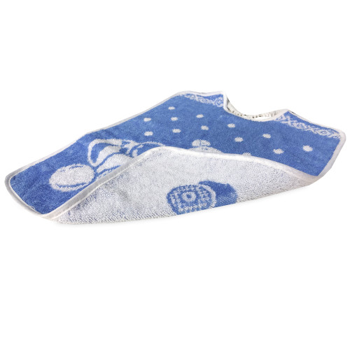 SET 6 BABEROS BABEROS BABY JACK CM © . Pinza MAXI tamaño 30x39 con elástico de puro algodón