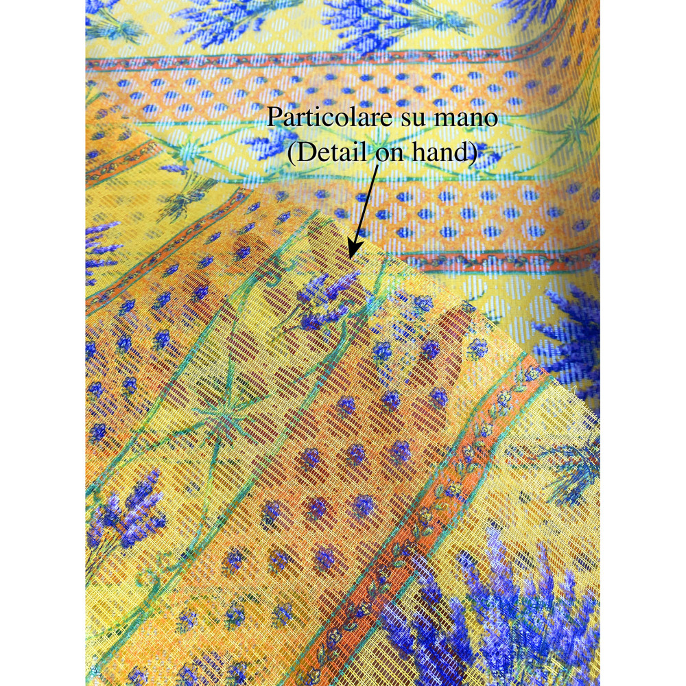 Moustiquaire à motif floral - Hauteur 150 cm, Fabriqué en Italie, insectifuge