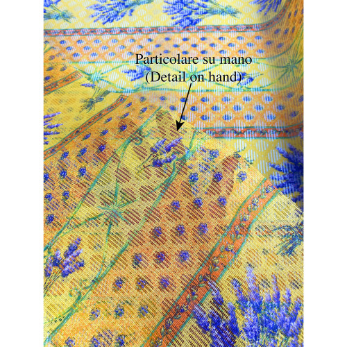 Moustiquaire à motif floral - Hauteur 150 cm, Fabriqué en Italie, insectifuge