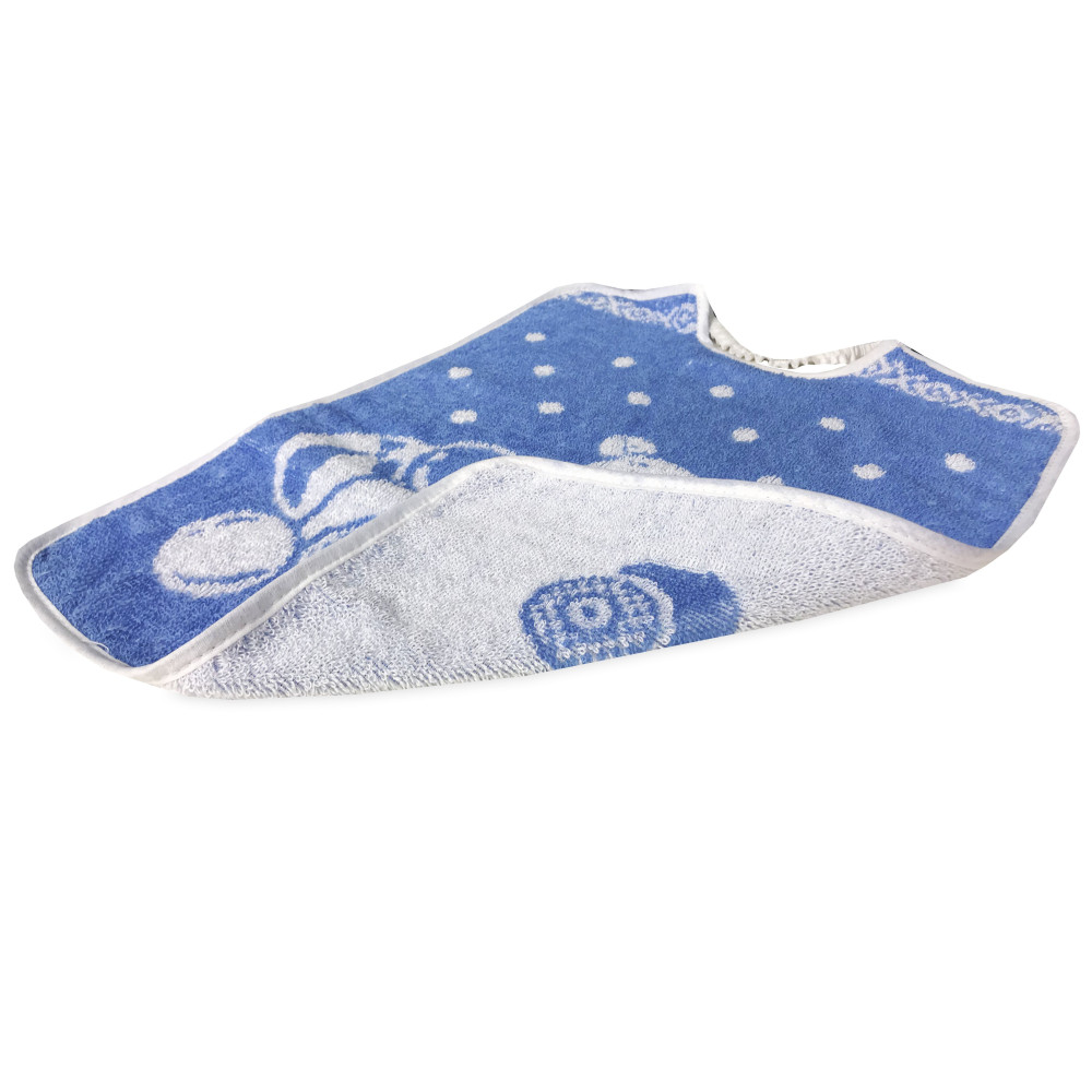 BIB SET FOR BOYS AND GIRLS MINI JACK © cm. 26x34 gag with pure cotton elastic