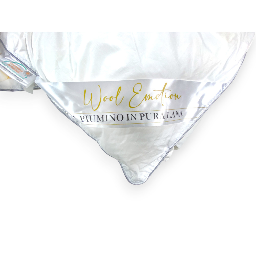 Piumino Invernale in Pura Lana - Wool Emotion, 100% Naturale, Cotone, Profilo Elegante