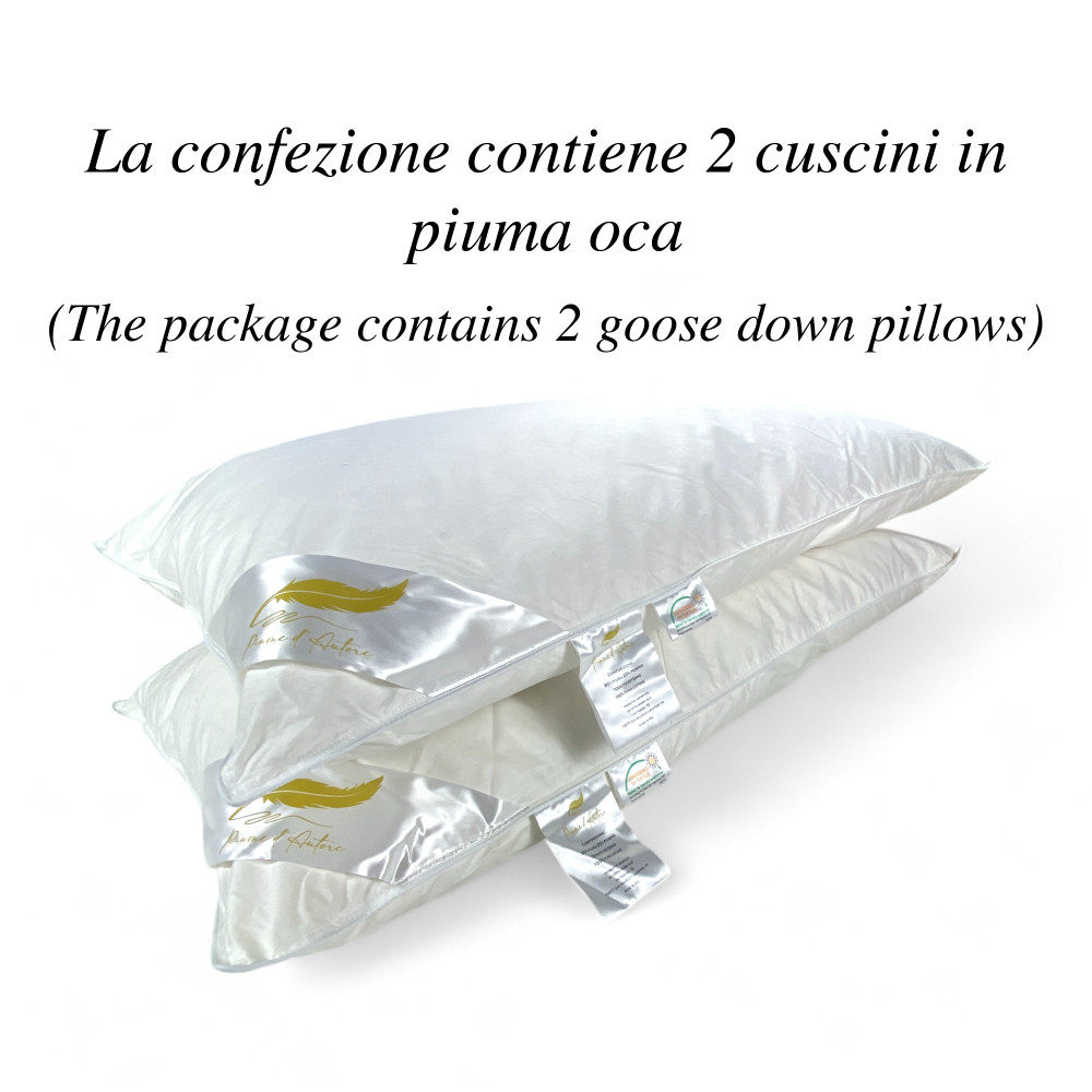Signature Feather Pillows - Des oreillers 50x80 doux et confortables pour un repos régénérant 😴