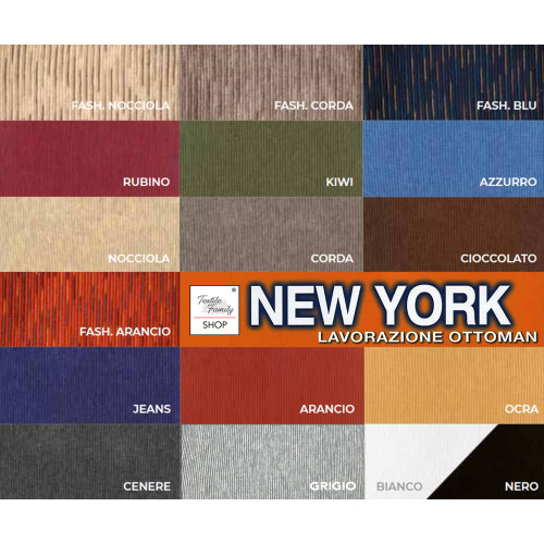 Copridivano New York Ocra Elasticizzato, Antigraffio, per Divani con Braccioli, Telo Divano Universale, Made in Italy