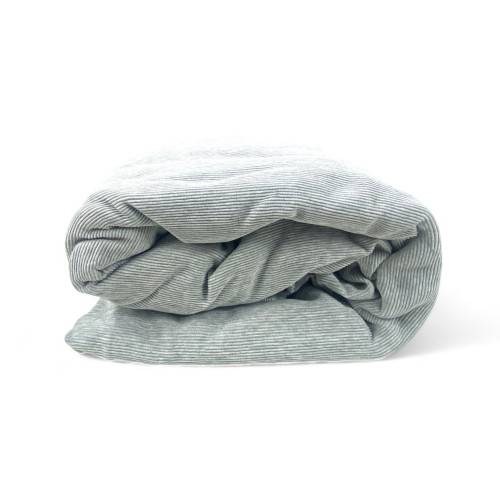 Copridivano New York Grigio Melange Elasticizzato, Antigraffio, per Divani con Braccioli, Telo Divano Universale, Made in Italy