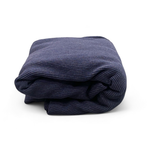 Housse de canapé New York stretch unie bleue, résistante aux rayures, pour canapés avec accoudoirs, housse de canapé universelle