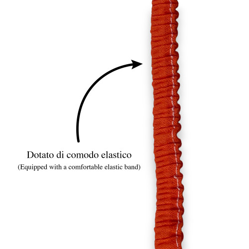 Bavaglio per Adulti con Elastico Misura Maxi 47x63 cm| Set 6 Pezzi in Cotone Nido d'Ape