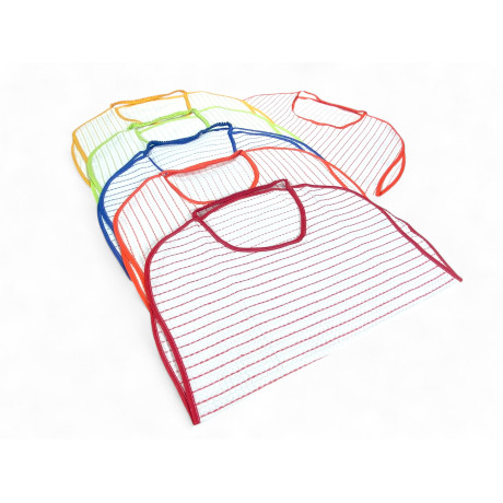 Bavaglio per Adulti con Elastico Misura Maxi 47x63 cm| Set 6 Pezzi in Cotone Nido d'Ape