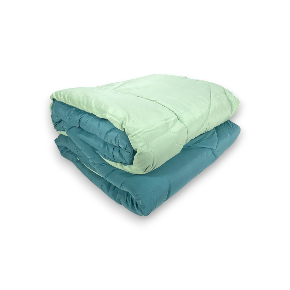Trapunta matrimoniale CaldoSogno double-face verde 300 gr/mq