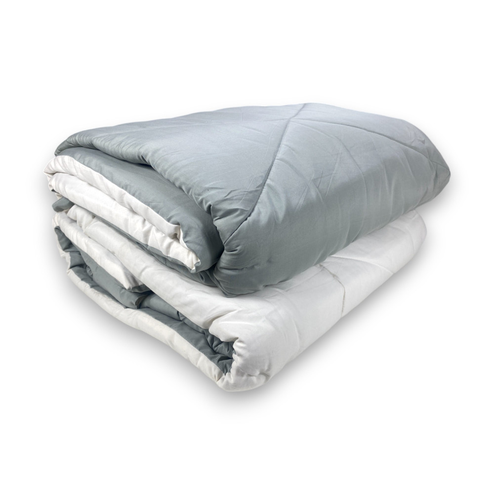 CaldoSogno edredón gris de doble cara 300 gr/m²